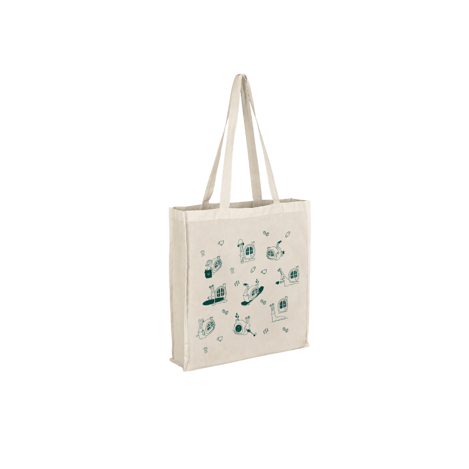Slowtown Characters bag - large maroon