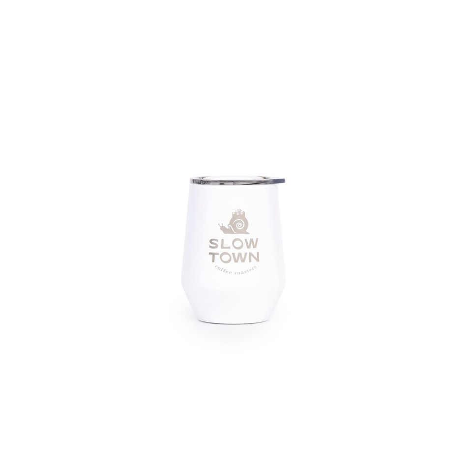 Wine tumbler black front